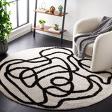 SAFAVIEH Norway Shag Judie Mid-Century Modern 1.2-inch Thick Rug