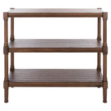 SAFAVIEH Olevia 3-Shelf Console Table - 33.8" W x 13.8" L x 29.5" H - 34Wx14Dx30H