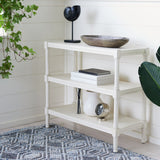 SAFAVIEH Olevia 3-Shelf Console Table - 33.8" W x 13.8" L x 29.5" H - 34Wx14Dx30H