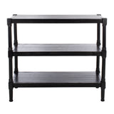 SAFAVIEH Olevia 3-Shelf Console Table - 33.8" W x 13.8" L x 29.5" H - 34Wx14Dx30H