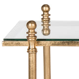 SAFAVIEH Olivera Antique Gold Leaf Coffee Table - 31.5" x 15.5" x 19.8" - 32Wx16Dx20H