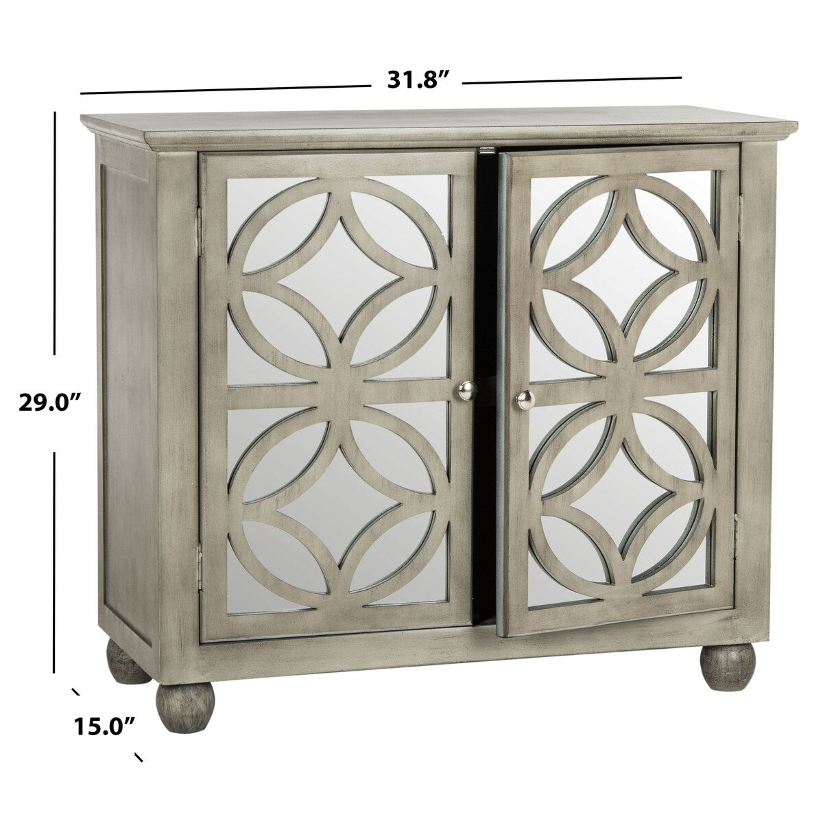 SAFAVIEH Onie Grey Storage Chest - 32Wx15Dx29H