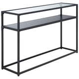 SAFAVIEH Orah 2-Shelf Living Room Foyer Console Table - 43.3" W x 11.8" L x 27.6" H - 43Wx12Dx28H