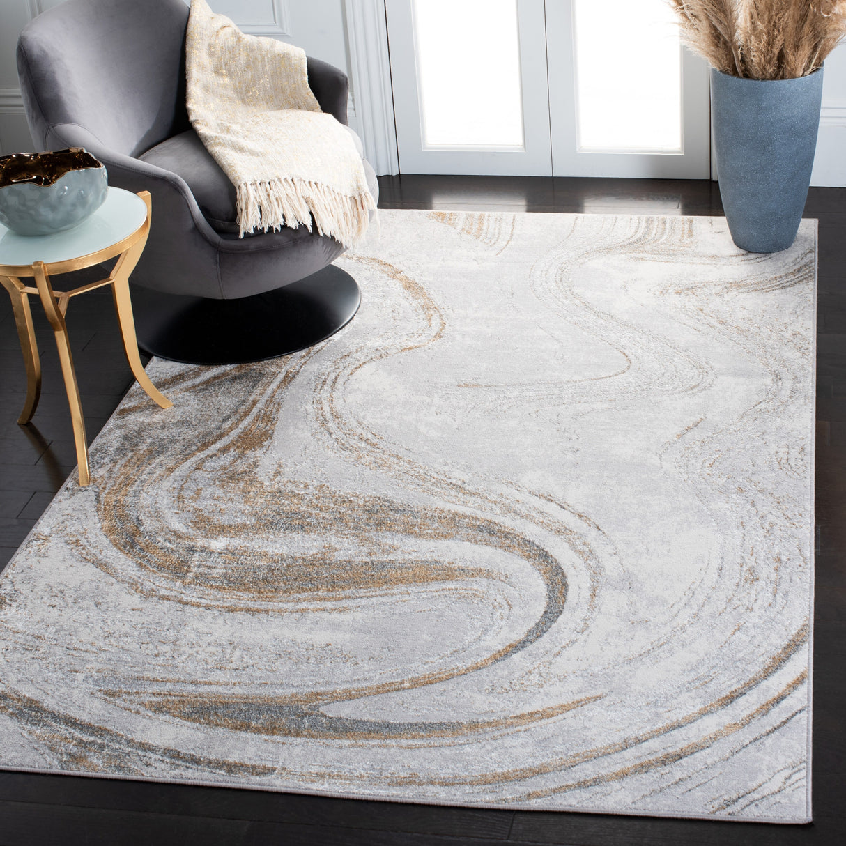 SAFAVIEH Orchard Cornie Modern Abstract Rug