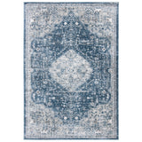 SAFAVIEH Oregon Traditional Oriental Navy/Ivory Rug