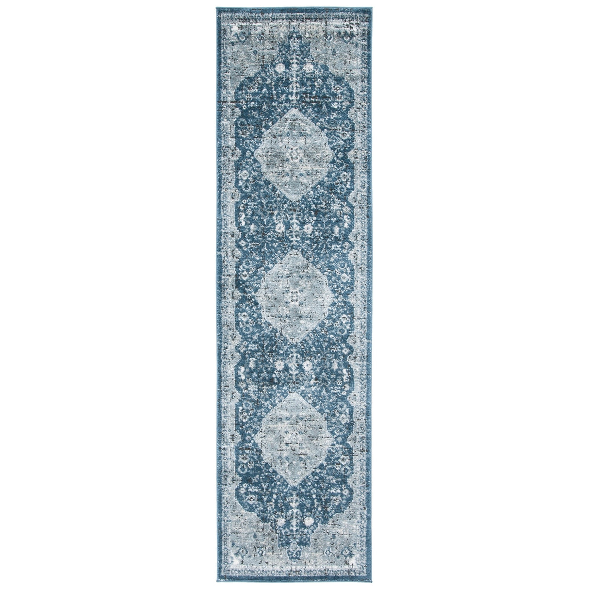 SAFAVIEH Oregon Traditional Oriental Navy/Ivory Rug