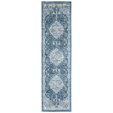 SAFAVIEH Oregon Traditional Oriental Navy/Ivory Rug