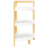 SAFAVIEH Ostilia 3-Tier Corner Storage Shelf - 11.8 In. W x 11.8 In. D x 23.6 In. H - 12Wx12Dx24H