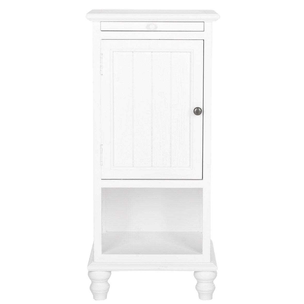 SAFAVIEH Ottilie White End Table - 16.1" x 14.2" x 36" - 16Wx14Dx36H