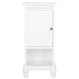 SAFAVIEH Ottilie White End Table - 16.1" x 14.2" x 36" - 16Wx14Dx36H