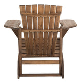 SAFAVIEH Outdoor Aire Adirondack Acacia Wood Chair - 34W x 33D x 37H