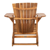 SAFAVIEH Outdoor Aire Adirondack Acacia Wood Chair - 34W x 33D x 37H