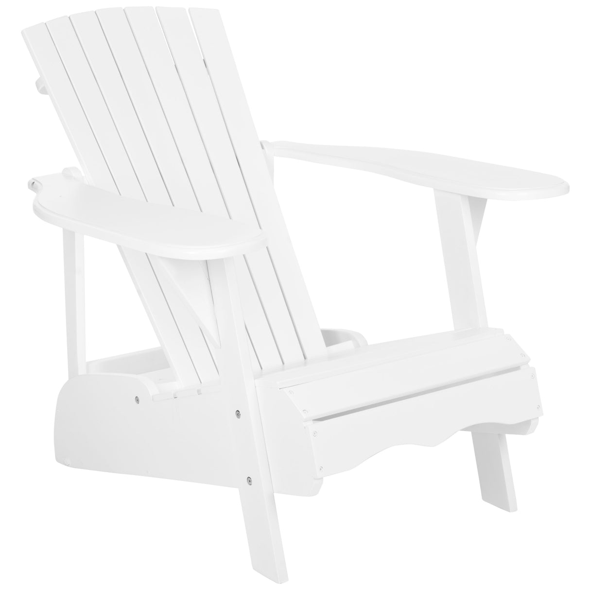 SAFAVIEH Outdoor Aire Adirondack Acacia Wood Chair - 34W x 33D x 37H