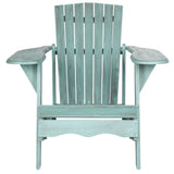 SAFAVIEH Outdoor Aire Adirondack Acacia Wood Chair - 34W x 33D x 37H