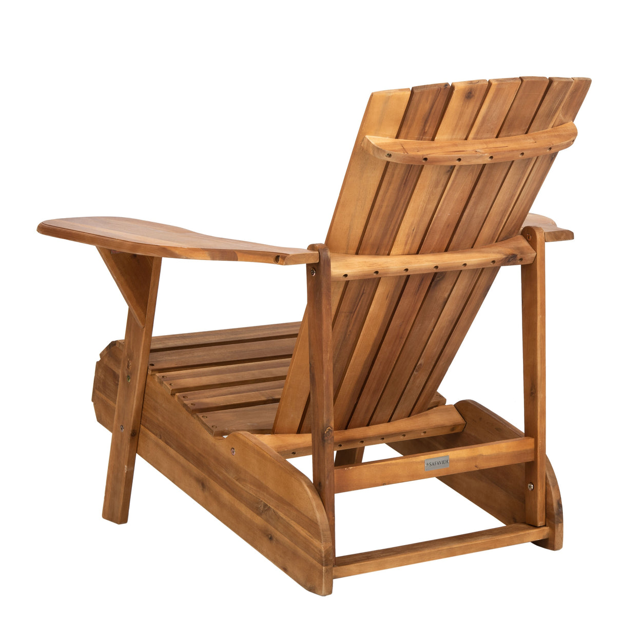 SAFAVIEH Outdoor Aire Adirondack Acacia Wood Chair - 34W x 33D x 37H