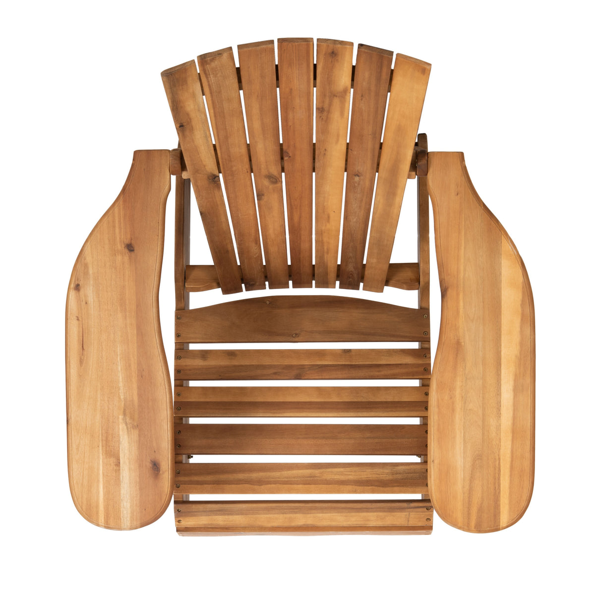 SAFAVIEH Outdoor Aire Adirondack Acacia Wood Chair - 34W x 33D x 37H