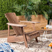 SAFAVIEH Outdoor Aire Adirondack Acacia Wood Chair - 34W x 33D x 37H