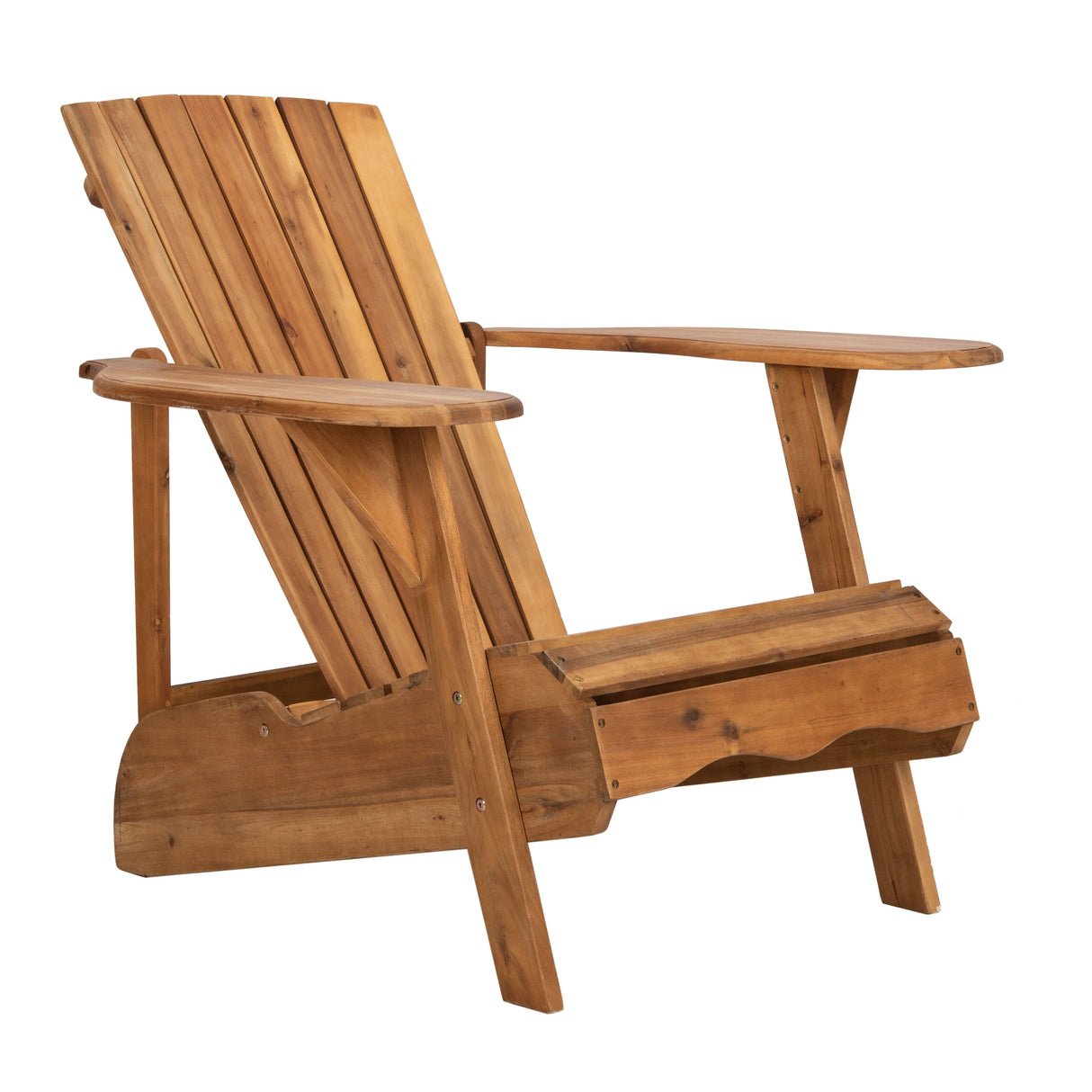 SAFAVIEH Outdoor Aire Adirondack Acacia Wood Chair - 34W x 33D x 37H