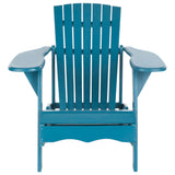 SAFAVIEH Outdoor Aire Adirondack Acacia Wood Chair - 34W x 33D x 37H