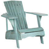 SAFAVIEH Outdoor Aire Adirondack Acacia Wood Chair - 34W x 33D x 37H