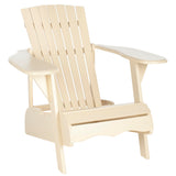 SAFAVIEH Outdoor Aire Adirondack Acacia Wood Chair - 34W x 33D x 37H