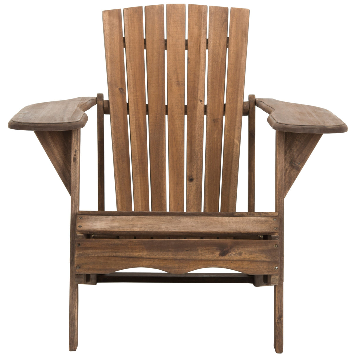 SAFAVIEH Outdoor Aire Adirondack Acacia Wood Chair - 34W x 33D x 37H