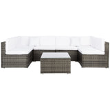 SAFAVIEH Outdoor Angeles Patio Sectional Set - 23W x 26D x 26H