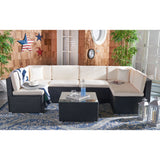 SAFAVIEH Outdoor Angeles Patio Sectional Set - 23W x 26D x 26H