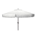 SAFAVIEH Outdoor Dima Fringe 11Ft Round Crank Umbrella