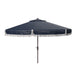 SAFAVIEH Outdoor Dima Fringe 11Ft Round Crank Umbrella