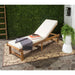 SAFAVIEH Outdoor Esmihan Chaise Lounge Chair with Cushion - 24Wx75Dx15H