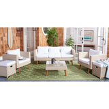 SAFAVIEH Outdoor Gojka 6-Piece Living Set - 69W x 26D x 27H