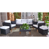 SAFAVIEH Outdoor Gojka 6-Piece Living Set - 69W x 26D x 27H