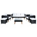 SAFAVIEH Outdoor Gojka 6-Piece Living Set - 69W x 26D x 27H