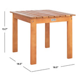 SAFAVIEH Outdoor Heddine Folding Table - 19Wx19Dx16H