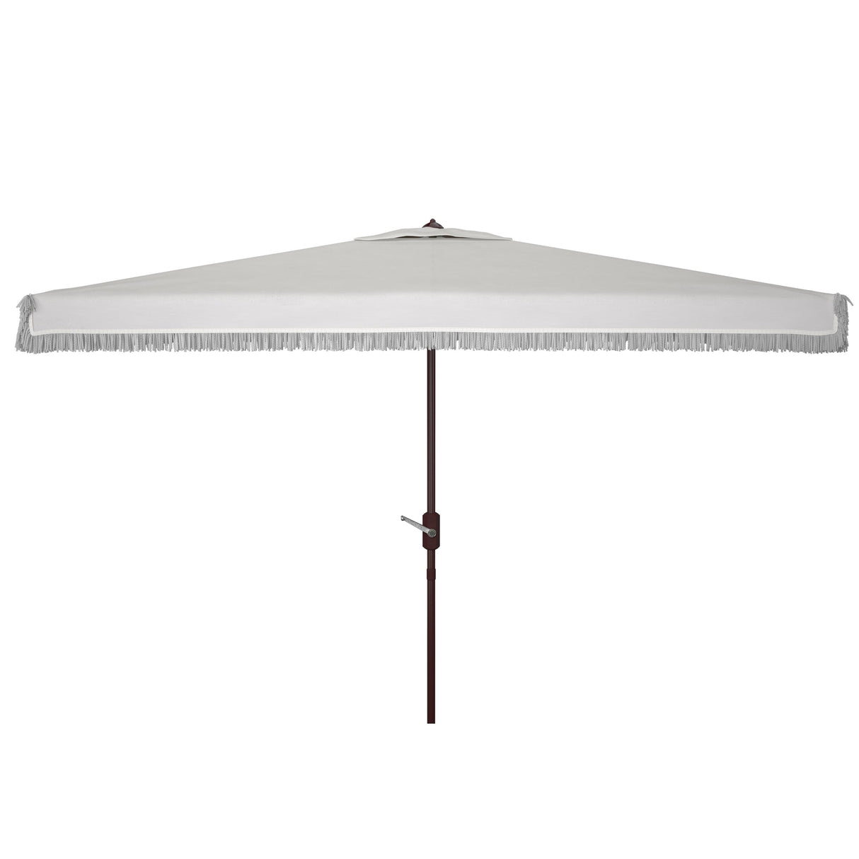 SAFAVIEH Outdoor Heidy 6.5 x 10 Rectangular Crank Umbrella, Base Not Included