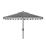 SAFAVIEH Outdoor Jaylee 11Ft Round Crank Umbrella