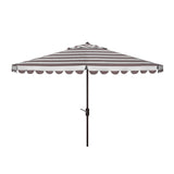 SAFAVIEH Outdoor Jaylee 11Ft Round Crank Umbrella