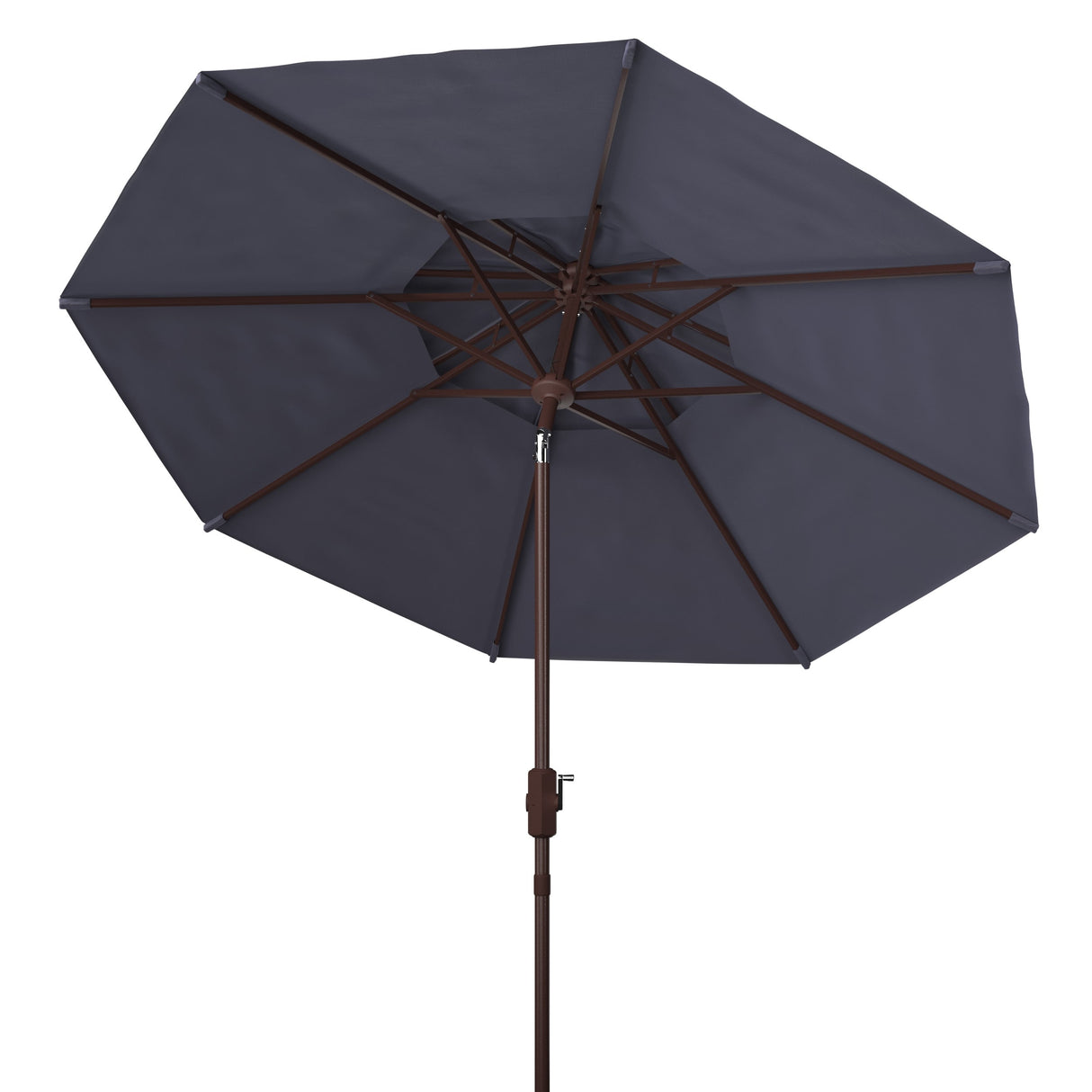 SAFAVIEH Outdoor Jayleen 9Ft Double Top Market Umbrella