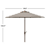 SAFAVIEH Outdoor Jokelien Fashion Line 11Ft Round Umbrella