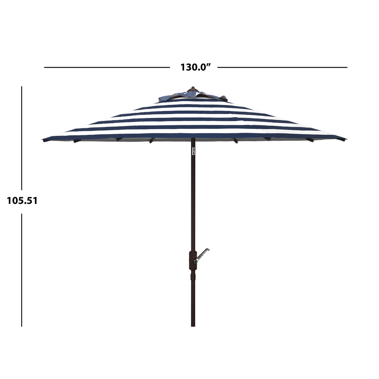 SAFAVIEH Outdoor Jokelien Fashion Line 11Ft Round Umbrella