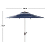 SAFAVIEH Outdoor Jokelien Fashion Line 11Ft Round Umbrella