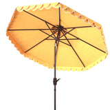 SAFAVIEH Outdoor Kjerstin Valance 9Ft Double Top Umbrella