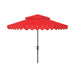 SAFAVIEH Outdoor Kjerstin Valance 9Ft Double Top Umbrella