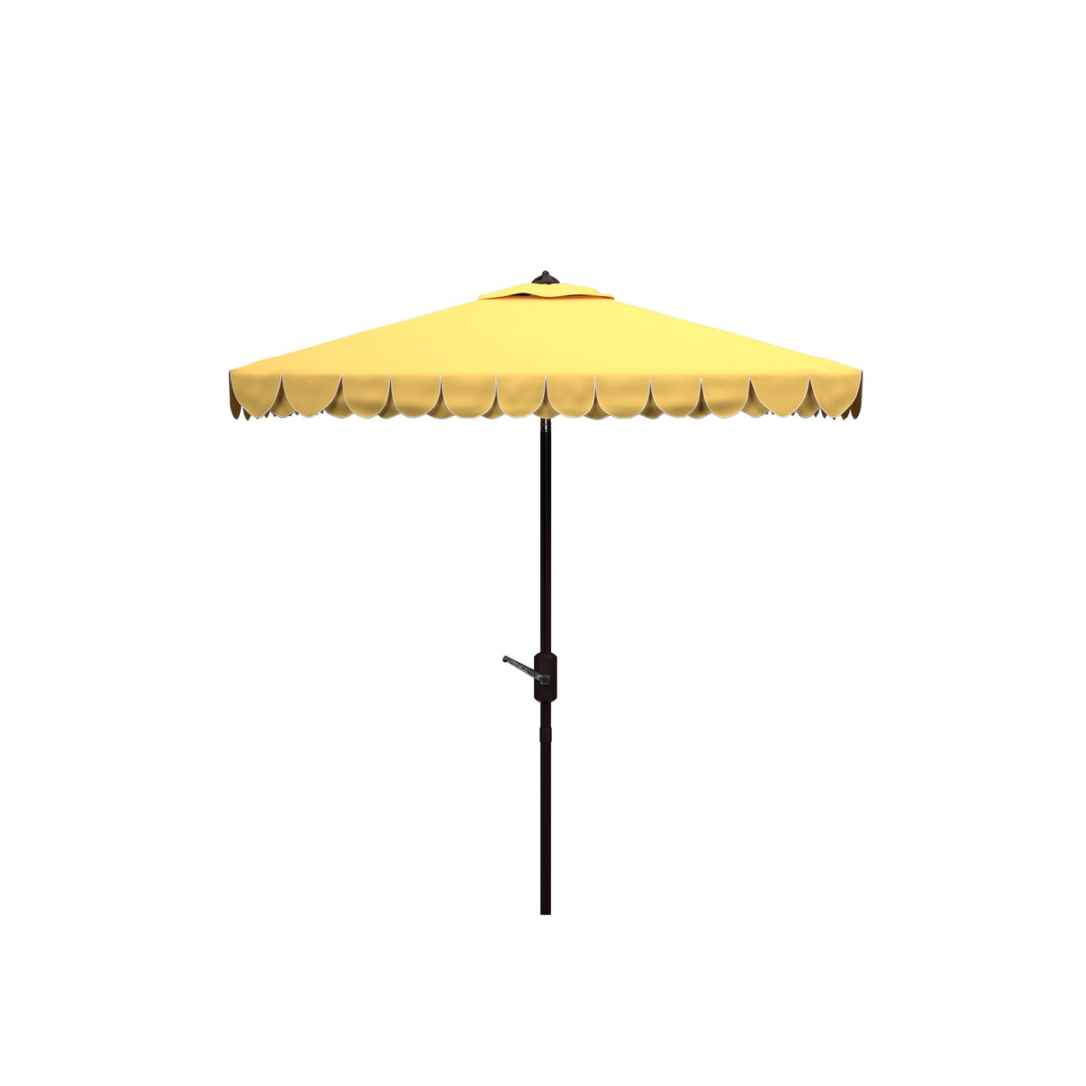 SAFAVIEH Outdoor Kjerstin Valance 9Ft Double Top Umbrella