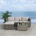 SAFAVIEH Outdoor Lainey 3-Piece Patio Set - 51W x 26D x 27H