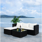 SAFAVIEH Outdoor Lainey 3-Piece Patio Set - 51W x 26D x 27H