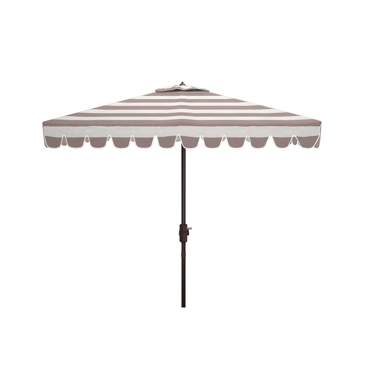 SAFAVIEH Outdoor Linn 7.5 Ft Square Crank Umbrella