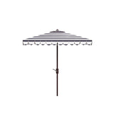 SAFAVIEH Outdoor Linn 7.5 Ft Square Crank Umbrella