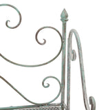 SAFAVIEH Outdoor Litzy Victorian Iron 3-Tier Shelf - 22.0" W x 14.2" L x 42.5" H